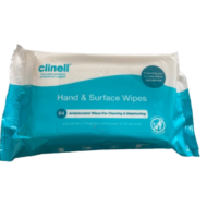 Clinell Hand and Surface Antimicrobial Wipes - 84 Wipes Per Packet